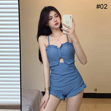 Load image into Gallery viewer, Simple Fashion One-piece Sleeveless Swimsuit Bikini Sexy Backless Tight Swimsuit Women Swimming Water Sports Clothing