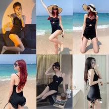 Load image into Gallery viewer, Simple Fashion One-piece Sleeveless Swimsuit Bikini Sexy Backless Tight Swimsuit Women Swimming Water Sports Clothing