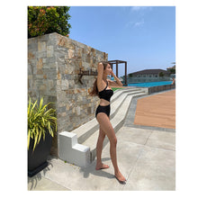 Load image into Gallery viewer, Women Simple Fashion One-piece Sleeveless Swimsuit Bikini Sexy Backless Tight Swimsuit Swimming Water Sports Clothing
