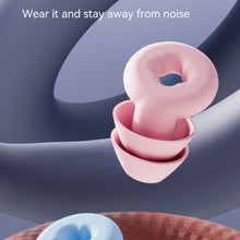 Load image into Gallery viewer, Soft Silicone Sound Insulation Earplugs Comfortable Skin-friendly Noise Reduction Earplugs Washable Reusable Sleeping Earplugs