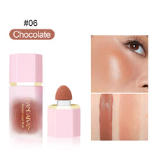 Load image into Gallery viewer, 6 Colors Fine Glitter Liquid Blush Long-lasting Matte Blush Waterproof Sweatproof Blush Face Makeup Cosmetics for Women