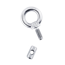 Load image into Gallery viewer, 2Pcs M5/M6 RV Caravan Awning Rail Stoppers Stops Motorhome Campervan Silver Stainless Steel Camper Parts