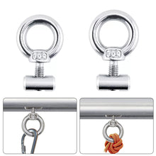 Load image into Gallery viewer, 2Pcs M5/M6 RV Caravan Awning Rail Stoppers Stops Motorhome Campervan Silver Stainless Steel Camper Parts