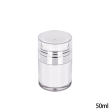 Load image into Gallery viewer, 15/30/50/100g Empty Airless Pump Jar Refillable Acrylic Cream Bottle Vacuum Bottle Portable Size Container of Makeup Lotion Cosmetic