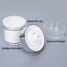 Load image into Gallery viewer, 15/30/50/100g Empty Airless Pump Jar Refillable Acrylic Cream Bottle Vacuum Bottle Portable Size Container of Makeup Lotion Cosmetic