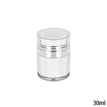 Load image into Gallery viewer, 15/30/50/100g Empty Airless Pump Jar Refillable Acrylic Cream Bottle Vacuum Bottle Portable Size Container of Makeup Lotion Cosmetic