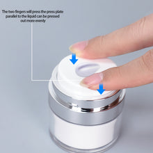 Load image into Gallery viewer, 15/30/50/100g Empty Airless Pump Jar Refillable Acrylic Cream Bottle Vacuum Bottle Portable Size Container of Makeup Lotion Cosmetic