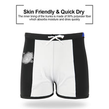 Load image into Gallery viewer, Men's Flat Angle Enlargement Swimming Trunks High Waist Conservative High Bounce Speed Dry Sports Adult Swimming Trunks Beach Hot Spring Fashion Clothing