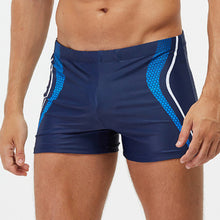Load image into Gallery viewer, Men's Large Size Printed Fashion Swimming Trunks High-Quality Elastic High Waist Flat Angle Casual Shorts Hot Spring Beach Sports Trunks