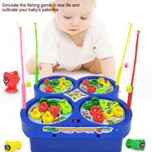 Load image into Gallery viewer, 1PC Children's Electric Rotating Magnetic Fishing Toys 4 Hover Twister Tape Music Creative Outdoor Sports Toys Kids Gifts