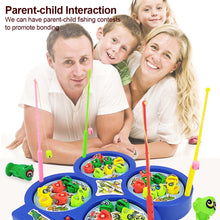 Load image into Gallery viewer, 1PC Children's Electric Rotating Magnetic Fishing Toys 4 Hover Twister Tape Music Creative Outdoor Sports Toys Kids Gifts
