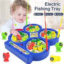 Load image into Gallery viewer, 1PC Children's Electric Rotating Magnetic Fishing Toys 4 Hover Twister Tape Music Creative Outdoor Sports Toys Kids Gifts