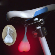 Load image into Gallery viewer, Bicycle Taillight Creative Led Love Shaped Egg Lamp Night Riding Safety Waterproof Warning Light Riding Equipment