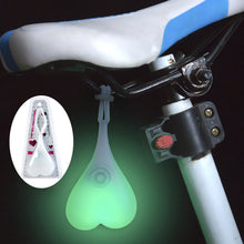 Load image into Gallery viewer, Bicycle Taillight Creative Led Love Shaped Egg Lamp Night Riding Safety Waterproof Warning Light Riding Equipment