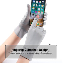 Load image into Gallery viewer, Summer Ice Silk Sunscreen Gloves Uv Protection Riding Driving Fishing Thin Model Non-Slip Touch Screen Gloves Outdoor Sunscreen Equipment