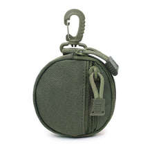 Load image into Gallery viewer, Round Multifunctional Waterproof Small Hanging Bag Molle Outdoor Camping Sports Riding Key Bag Portable Waist Hanging Change Storage Package