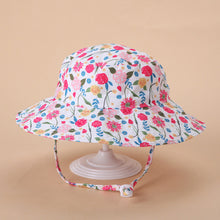 Load image into Gallery viewer, Summer Children's Sun Hat Outdoor Anti-Uv Sun Shade Neck Protection Beach Hat Breathable Quick Drying Large Brim Adjustable Fisherman's Cap