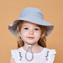 Load image into Gallery viewer, Summer Children's Sun Hat Outdoor Anti-Uv Sun Shade Neck Protection Beach Hat Breathable Quick Drying Large Brim Adjustable Fisherman's Cap
