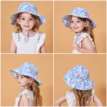 Load image into Gallery viewer, Summer Children's Sun Hat Outdoor Anti-Uv Sun Shade Neck Protection Beach Hat Breathable Quick Drying Large Brim Adjustable Fisherman's Cap