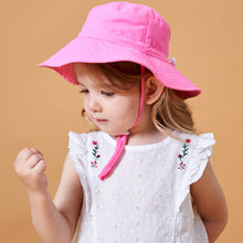 Load image into Gallery viewer, Summer Children's Sun Hat Outdoor Anti-Uv Sun Shade Neck Protection Beach Hat Breathable Quick Drying Large Brim Adjustable Fisherman's Cap