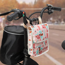 Load image into Gallery viewer, Portable Bicycle Handlebar Front Hanging Bag Electric Vehicle Waterproof Package Large Capacity Mobile Phone Storage Pocket Bicycle Accessories