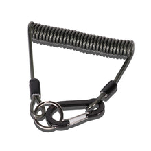 Load image into Gallery viewer, Luya Fishing Gear Fish Control Wire Miss Rope Automatic Telescopic Spring Rope Belt Hanging Buckle Anti-Drop Line Fishing Accessories