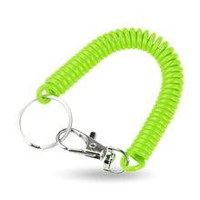 Load image into Gallery viewer, EVA Plastic Spring Rope Color Telephone Line Key Ring Mobile Phone Lanyard Telescopic Safety Anti-Drop Rope Fishing Miss Rope