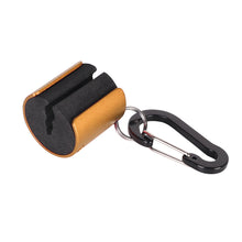 Load image into Gallery viewer, Aluminum Alloy Three-Hole Hanging Rod Device Luya Rod Multi-Slot Portable Hanging Rod Entrain Mountaineering Buckle Multi-Rod Universal Fishing Equipment