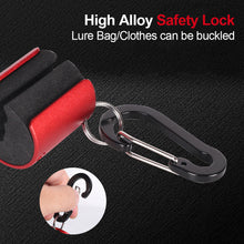 Load image into Gallery viewer, Aluminum Alloy Three-Hole Hanging Rod Device Luya Rod Multi-Slot Portable Hanging Rod Entrain Mountaineering Buckle Multi-Rod Universal Fishing Equipment