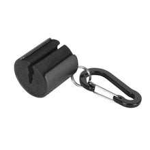 Load image into Gallery viewer, Aluminum Alloy Three-Hole Hanging Rod Device Luya Rod Multi-Slot Portable Hanging Rod Entrain Mountaineering Buckle Multi-Rod Universal Fishing Equipment