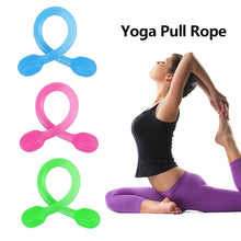 Load image into Gallery viewer, SEBS Silicone Yoga Puller High Elastic Multipurpose Pilates Resistance Band Chest Expansion Arm Stretching Back Exercise Plastic Tension Rope