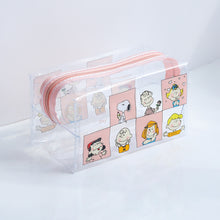 Load image into Gallery viewer, Ins Cute Flower Transparent Pencil Case Large Capacity Make Up Bag Plastic PVC Case Large Storage Bag