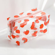 Load image into Gallery viewer, Ins Cute Flower Transparent Pencil Case Large Capacity Make Up Bag Plastic PVC Case Large Storage Bag