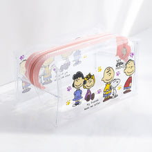 Load image into Gallery viewer, Ins Cute Flower Transparent Pencil Case Large Capacity Make Up Bag Plastic PVC Case Large Storage Bag