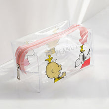 Load image into Gallery viewer, Ins Cute Flower Transparent Pencil Case Large Capacity Make Up Bag Plastic PVC Case Large Storage Bag