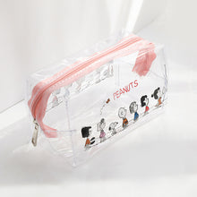 Load image into Gallery viewer, Ins Cute Flower Transparent Pencil Case Large Capacity Make Up Bag Plastic PVC Case Large Storage Bag
