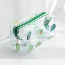 Load image into Gallery viewer, Ins Cute Flower Transparent Pencil Case Large Capacity Make Up Bag Plastic PVC Case Large Storage Bag