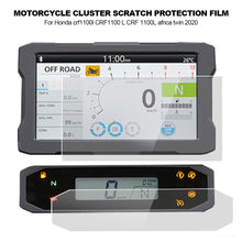 Load image into Gallery viewer, 2Pcs Cluster Scratch Protection Film Instrument Dashboard Cover Guard TPU for Honda crf1100l CRF1100 L CRF 1100L africa twin 2020