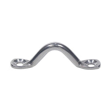 Load image into Gallery viewer, 4Pcs M5 316 Stainless Steel Handles Wire Eye Strap Boat Marine Tie Down Fender Hook Canopy Silver RV Engines Accessories