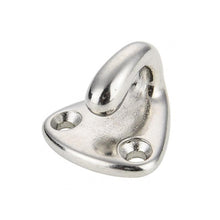 Load image into Gallery viewer, 2Pcs Marine Boat Fender Hook Carabiner Pad Eye Marine Sailing Silver Fender Hooks 316 Stainless Steel