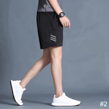 Load image into Gallery viewer, Men's Ice Silk Shorts Running Football Basketball Sports Quick Dry Loose Sweatpants Summer Thin Style Leisure Vacation Beach Pants Fashion Trend