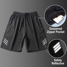 Load image into Gallery viewer, Men's Ice Silk Shorts Running Football Basketball Sports Quick Dry Loose Sweatpants Summer Thin Style Leisure Vacation Beach Pants Fashion Trend