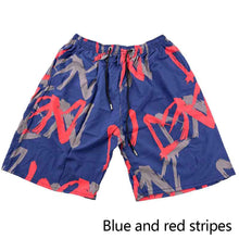 Load image into Gallery viewer, Summer Men's Quick Dry Beach Pants Five Points Sports Shorts Casual Boys Printed Big Shorts