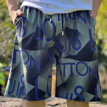 Load image into Gallery viewer, Summer Men's Quick Dry Beach Pants Five Points Sports Shorts Casual Boys Printed Big Shorts