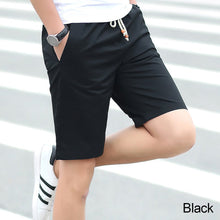 Load image into Gallery viewer, Cotton Men Lace-Up Shorts Classic Solid Color Sports Casual Medium Pants Multi-Color Fashion Trend Men's Wear