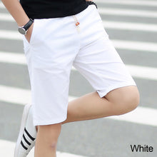 Load image into Gallery viewer, Cotton Men Lace-Up Shorts Classic Solid Color Sports Casual Medium Pants Multi-Color Fashion Trend Men's Wear