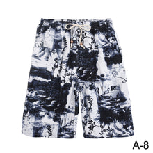 Load image into Gallery viewer, Summer Men Cotton And Hemp Printed Pants Sports Casual Loose Thin Style Beach Pants Fashion Trend Men's Wear