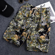 Load image into Gallery viewer, Summer Men Cotton And Hemp Printed Pants Sports Casual Loose Thin Style Beach Pants Fashion Trend Men's Wear
