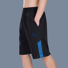 Load image into Gallery viewer, Summer Men Thin Mid-Length Pants Running Fitness Sports Pants Loose Breathable Quick Dry Elastic Shorts Fashion Trendy Men's Wear