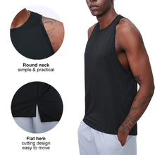 Load image into Gallery viewer, Men's Marathon Speed Dry Fitness Sleeveless Vest Basketball Running Hurdle Sports Solid Color Vest